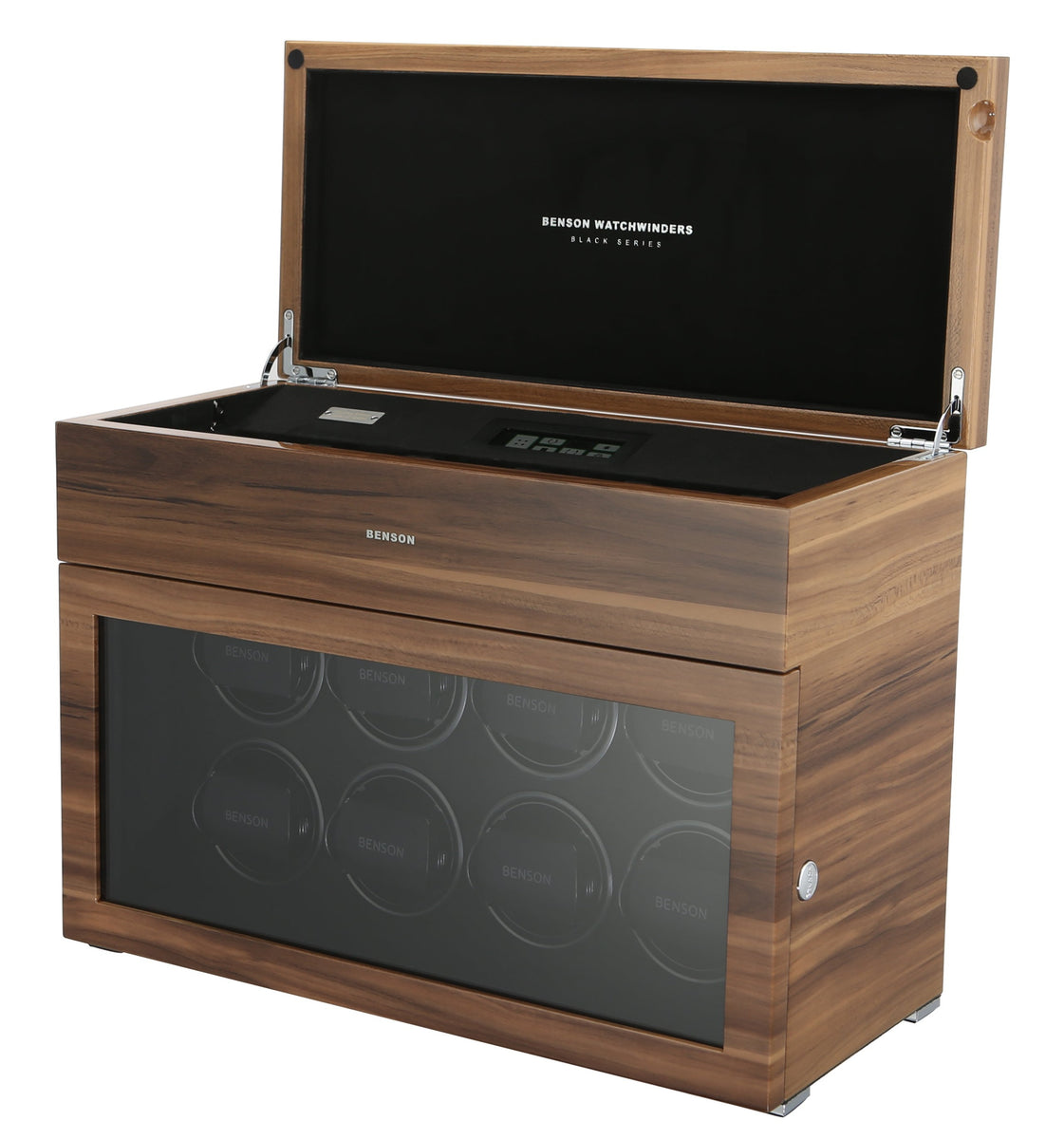 Benson Black Series Pro 時計ワインダー 12本用 訳アリ Benson Black Series 6.16 Six Watch Winder with Touch Screen